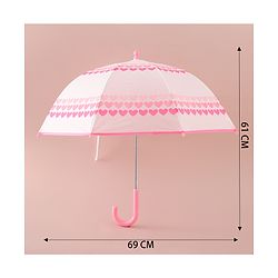 Pine Kids Free Size with Heart Print - Pink