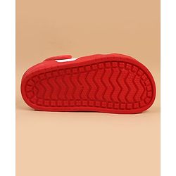 Pine Kids Marvel Back Strap Clogs With Spider Man Applique - Red & White