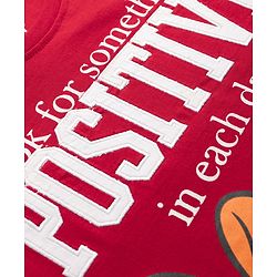 Pine Kids Disney Single Jersey Knit Half Sleeves T-Shirt with  Minnie Mouse & Friends Graphic - Maroon