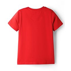 Pine Kids Disney Single Jersey Knit Half Sleeves T-Shirt With Minnie Mouse Graphics - Maroon