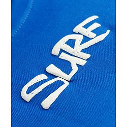 Pine Kids Cotton Knit Half Sleeves T-Shirt with Text Print - Blue