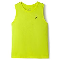 Pine Active Knit Sleeveless Solid Tank T-Shirt -Black