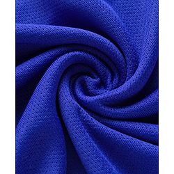 Pine Active Knit Drop Shoulder Half Sleeves Champions Printed T-Shirt - Pine Active Knit Sleeveless Solid Tank T-Shirt -Royal Blue