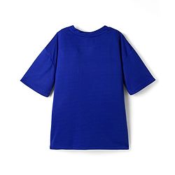 Pine Active Knit Drop Shoulder Half Sleeves Champions Printed T-Shirt - Pine Active Knit Sleeveless Solid Tank T-Shirt -Royal Blue