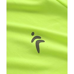 Pine Active Knit Half Sleeves Solid T-Shirt - White