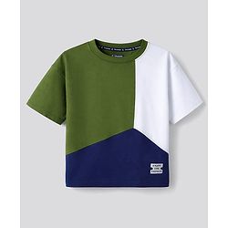 Pine Kids Cotton Knit T-Shirts Half Sleeves Round Neck - Multicolor