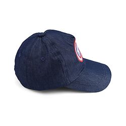 Pine Kids Marvel Cotton Woven Summer Cap With Avengers Graphics Blue - Diameter 21 cm