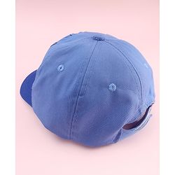 Pine Kids Marvel Cotton Woven Summer Cap With Avengers Graphics Blue - Diameter 18 cm