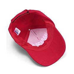 Pine Kids Marvel Cotton Woven Summer Cap With Marvel Print Red - Diameter 16 cm