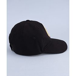 Pine Kids Marvel Cotton Woven Summer Cap With Avengers Print Black - Diameter 20