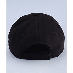 Pine Kids Marvel Cotton Woven Summer Cap With Avengers Print Black - Diameter 20