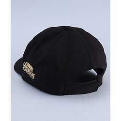 Pine Kids Marvel Cotton Woven Summer Cap With Avengers Print Black - Diameter 20