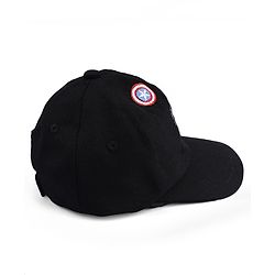 Pine Kids Marvel Cotton Woven Summer Cap With Avengers Graphics Black - Diameter 20 cm
