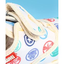 Pine Kids Marvel Slip On Casual Shoes With Avengers Graphics - Beige