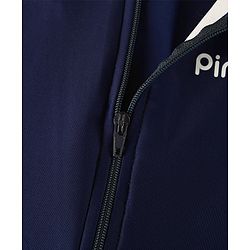 Pine Kids Raglan Half Sleeves Cut N Sew Legged Swimsuit - Navy Blue