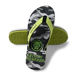 Pine Kids Marvel Slip On Flip Flop With Camouflage Print - Grey