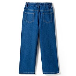 Pine Kids Denim Woven Full Length Jeans with Floral Embroidery - Blue