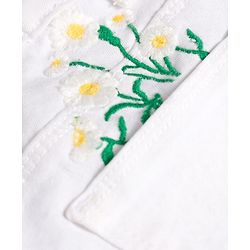 Pine Kids Denim Woven Full Length Solid Color Jeans - White