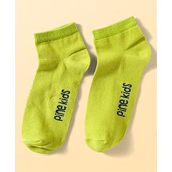 Pine Kids Cotton Knit Ankle Length Socks With Stripes & Polka Dots Print Pack of 5 ( Colour May Vary )