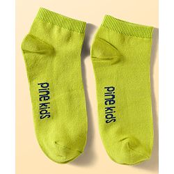 Pine Kids Cotton Knit Ankle Length Socks With Stripes & Polka Dots Print Pack of 5 ( Colour May Vary )