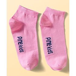 Pine Kids Cotton Knit Ankle Length Socks With Stripes & Polka Dots Print Pack of 5 ( Colour May Vary )