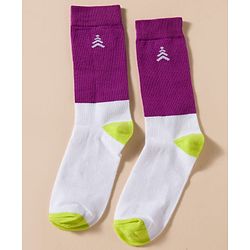 Pine Kids Cotton Knit Ankle Length Solid Socks Pack Of 3 ( Colour May Vary )