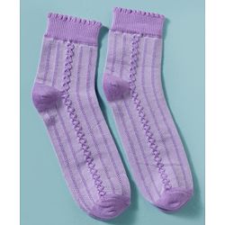 Pine Kids Cotton Knit Ankle Length Solid Colour Socks Pack Of 3 ( Colour May Vary )