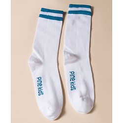 Pine Kids Cotton Knit Ankle Length Striped Socks With Star Design Pack Of 3 ( Colour May Vary )