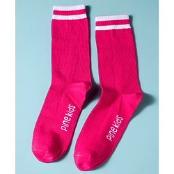Pine Kids Cotton Knit Ankle Length Striped Socks With Star Design Pack Of 3 ( Colour May Vary )