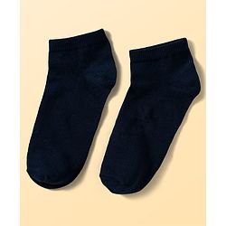 Pine Kids Cotton Knit Ankle Length Sea Life Printed & Solid Socks Pack Of 3 ( Colour May Vary )