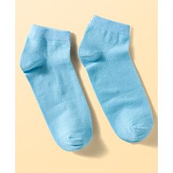Pine Kids Cotton Knit Ankle Length Sea Life Printed & Solid Socks Pack Of 3 ( Colour May Vary )