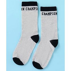 Pine Kids Knit Ankle Length Socks with Race Theme Design Pack of 3 - (Colour May Vary)