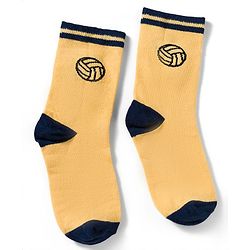 Pine Kids Knit Ankle Length Socks with Sports Theme Design Pack of 3 - (Colour May Vary)