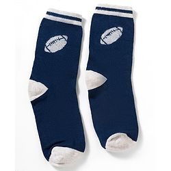 Pine Kids Knit Ankle Length Socks with Sports Theme Design Pack of 3 - (Colour May Vary)