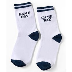 Pine Kids Knit Ankle Length Socks with Sports Theme Design Pack of 3 - (Colour May Vary)