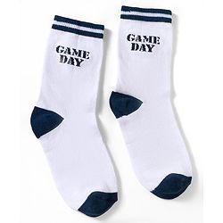 Pine Kids Knit Ankle Length Socks with Sports Theme Design Pack of 3 - (Colour May Vary)