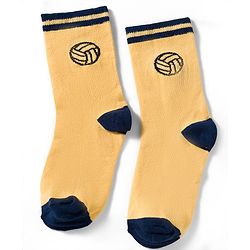 Pine Kids Knit Ankle Length Socks with Sports Theme Design Pack of 3 - (Colour May Vary)