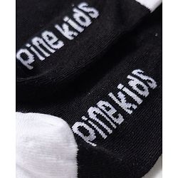 Pine Kids Cotton Knit Ankle Length Socks With Stripes & Star  Design Pack Of 5 ( Colour May Vary )