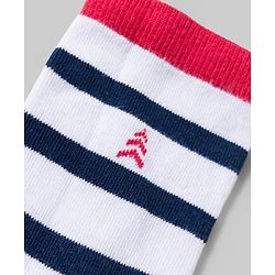 Pine Kids Cotton Knit Ankle Length Socks With Stripes & Star  Design Pack Of 5 ( Colour May Vary )