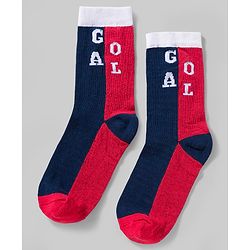 Pine Kids Cotton Knit Ankle Length Socks With Sports Theme Design Pack Of 3 ( Colour May Vary )