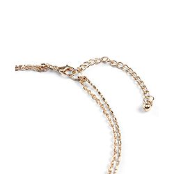 Pine Kids Metal Necklace For Kids With Beads & Charms - Pink