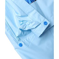 Pine Kids Marvel Full Sleeves Raincoat With Captain America Graphic - Blue