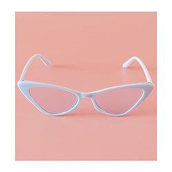 Pine Kids Solid Colour Cat Eye Sunglasses-  Light Blue