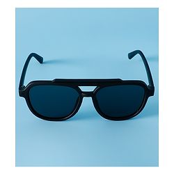 Pine Kids Solid Colour Sunglasses - Black