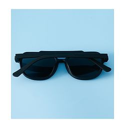 Pine Kids Solid Colour Sunglasses - Black