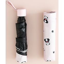 Pine Kids Free Size Umbrella with Panda Print - Pink