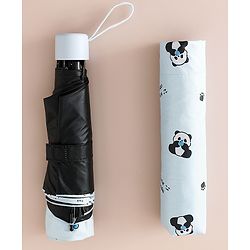 Pine Kids Free Size Umbrella with Panda Print - Sky Blue