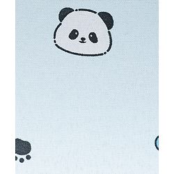 Pine Kids Free Size Umbrella with Panda Print - Sky Blue