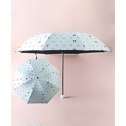 Pine Kids Free Size Umbrella with Panda Print - Light Green