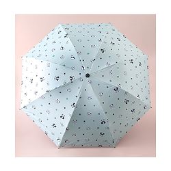 Pine Kids Free Size Umbrella with Panda Print - Light Green